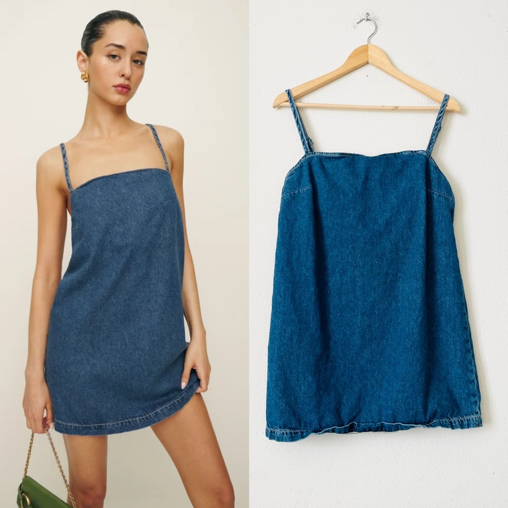 Reformation Blue Mini Dress